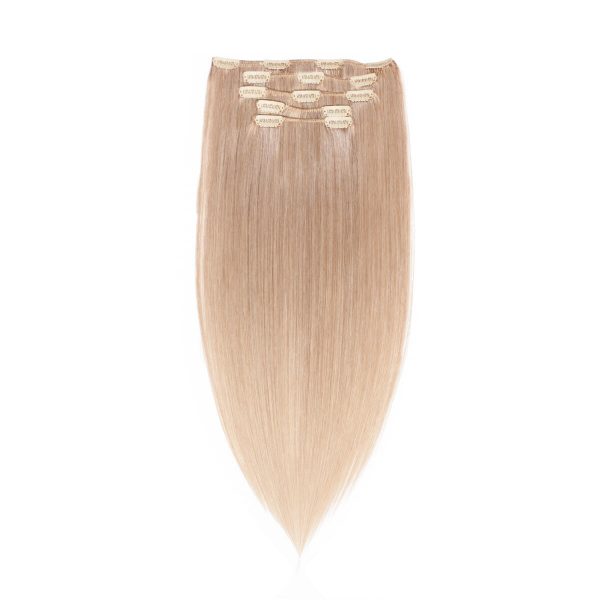 Clip-on Pidennykset Synthetic 5 pieces 9.6 Natural Ash Blonde 50 cm