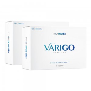 maxmedix VariGo Pillerit - 2 kpl - Jalkojen verisuonia tukevat tabletit - 7 luonnollista aktiiviainesosaa - 60 kapselia