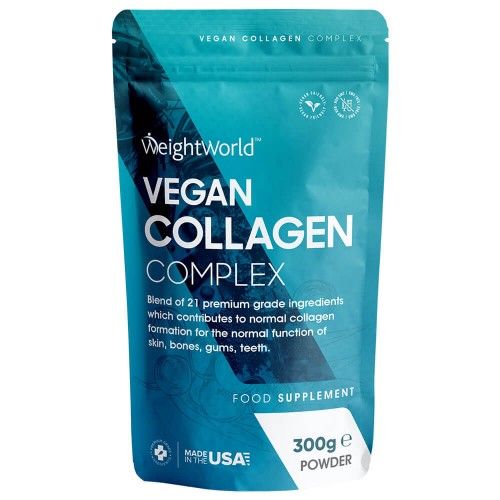 Vegan Collagen Jauhe - Kasvipohjainen anti age -ravintolisä - 300g jauhe - WeightWorld